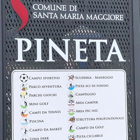 La Pineta Santa Maria Maggiore Locazione Turistica Exterior foto