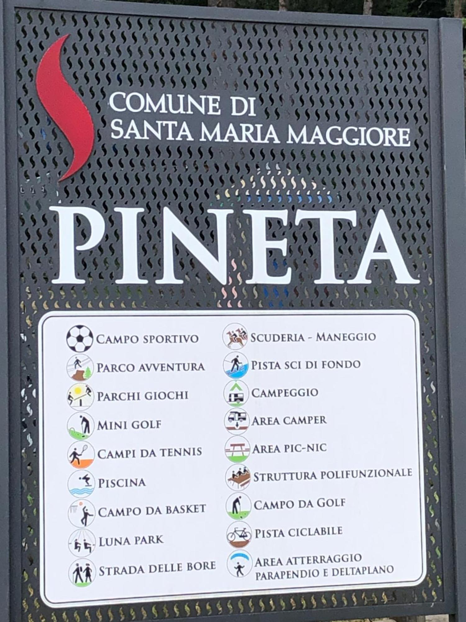 La Pineta Santa Maria Maggiore Locazione Turistica Exterior foto
